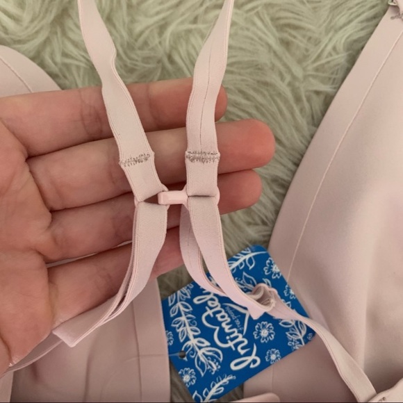 NEW free people pink Ari underwire neo bra 36C - Picture 6 of 9
